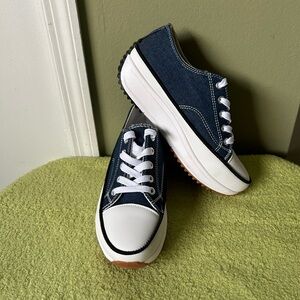 GND Platform Blue Denim Size 9 Women’s Sneakers